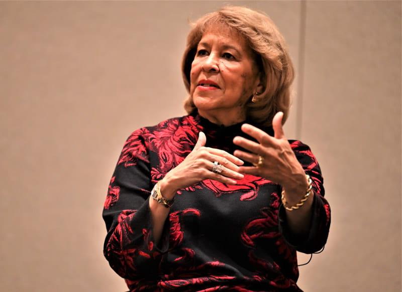 Marsha Jones takes part in a panel discussion at the American Heart Association's Scientific Sessions 2022 in Chicago. (American Heart Association)